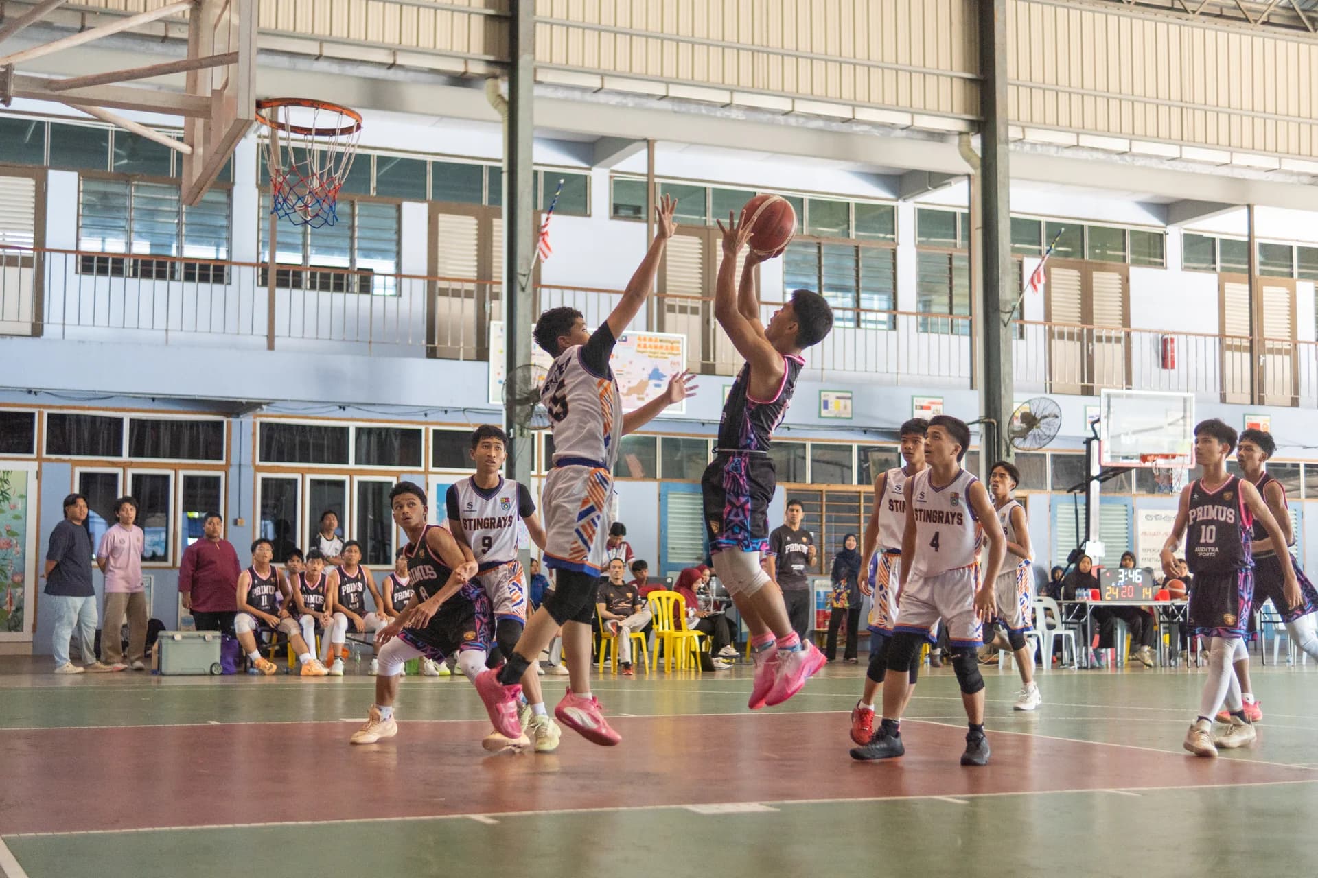 SAHUT Edge Out SESTER in Thrilling SBP Zon Timur Basketball Showdown